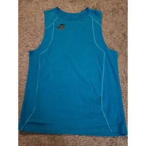 Men's Bodybuilding.com Sleeveless Gym T-Shirt. Size - Medium Blue